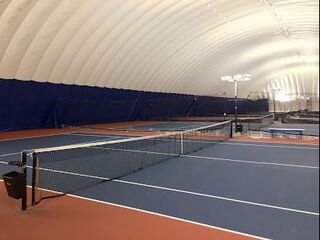 Interior tennis courts in Old University,  Guelph, Ontario